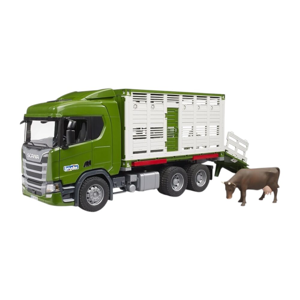 Camión de transporte de ganado Scania Super 560R con 1 cabeza de ganado