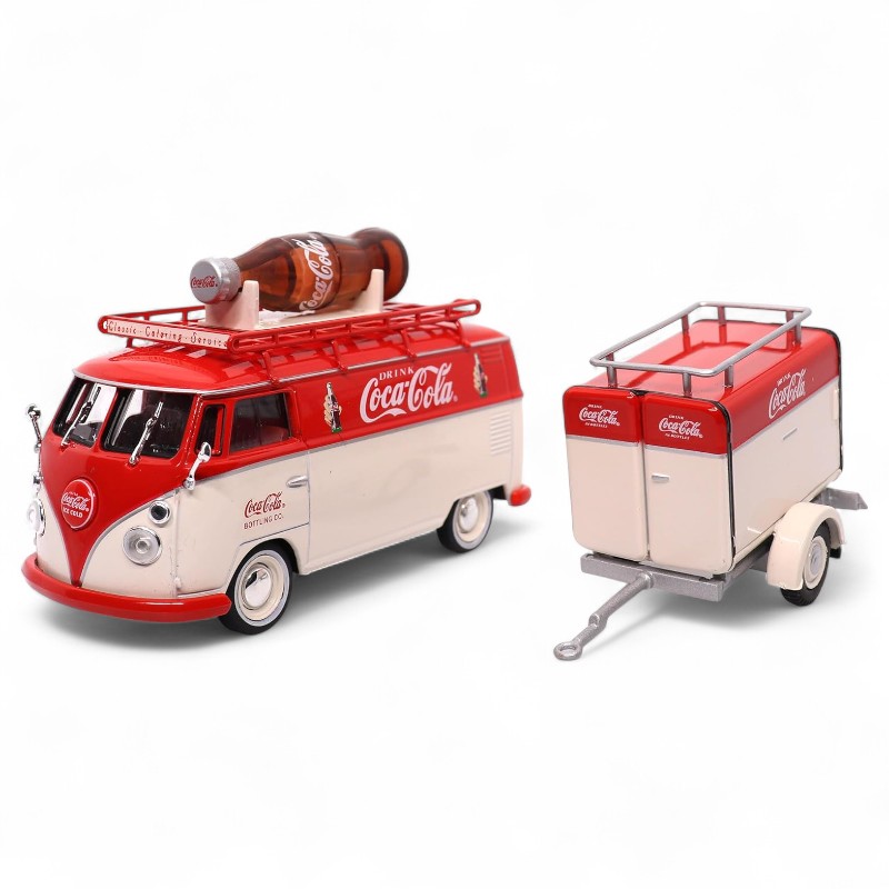 Volkswagen Kombi T1 con Trailer 1960 Coca-Cola
