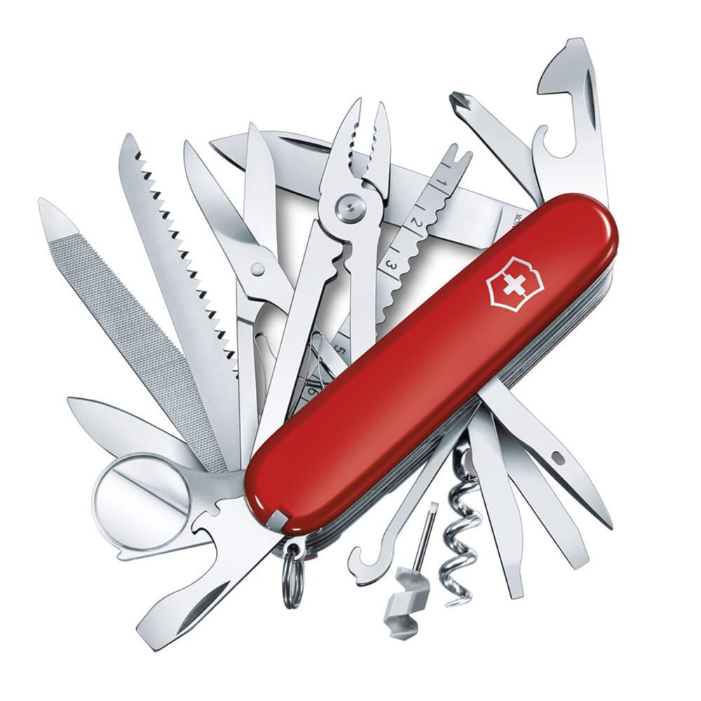 Navaja swisschamp 91mm 33 funciones roja
