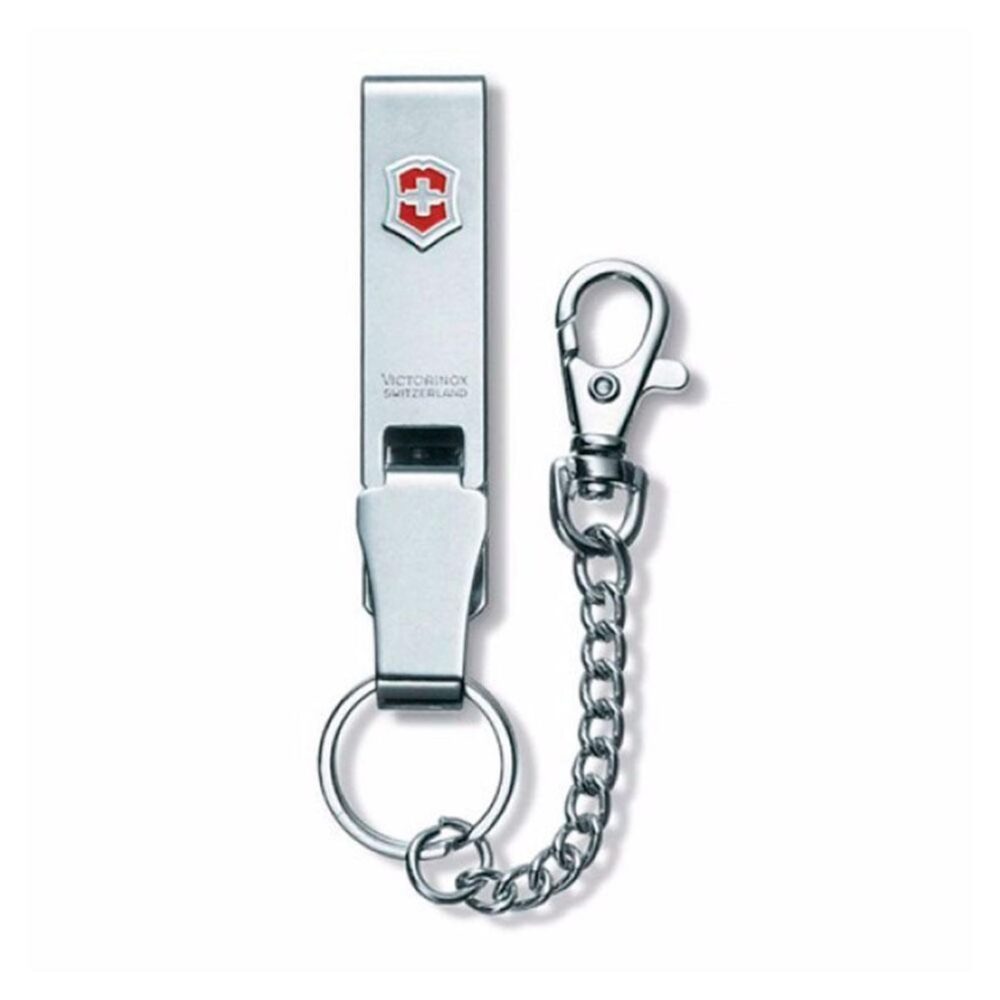 Clip llavero porta cinturon c/cadena